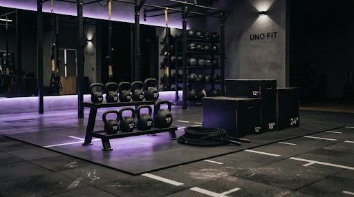 Zona de entrenamiento funcional de UNO FIT